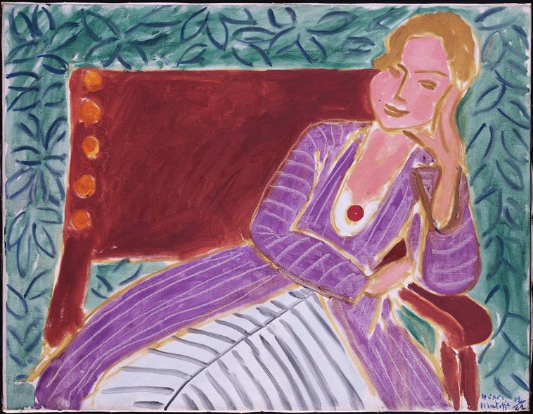 Henri Matisse - Young Girl In A Persian Dress 1942